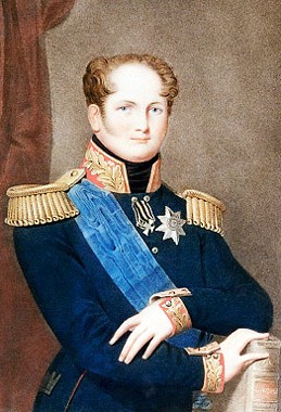 Александр I. Гравюра с оригинала Ф.И. Волкова. 1814 г