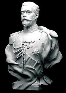 Бернштам Л. Бюст императора Николая II. Начало XX в. 